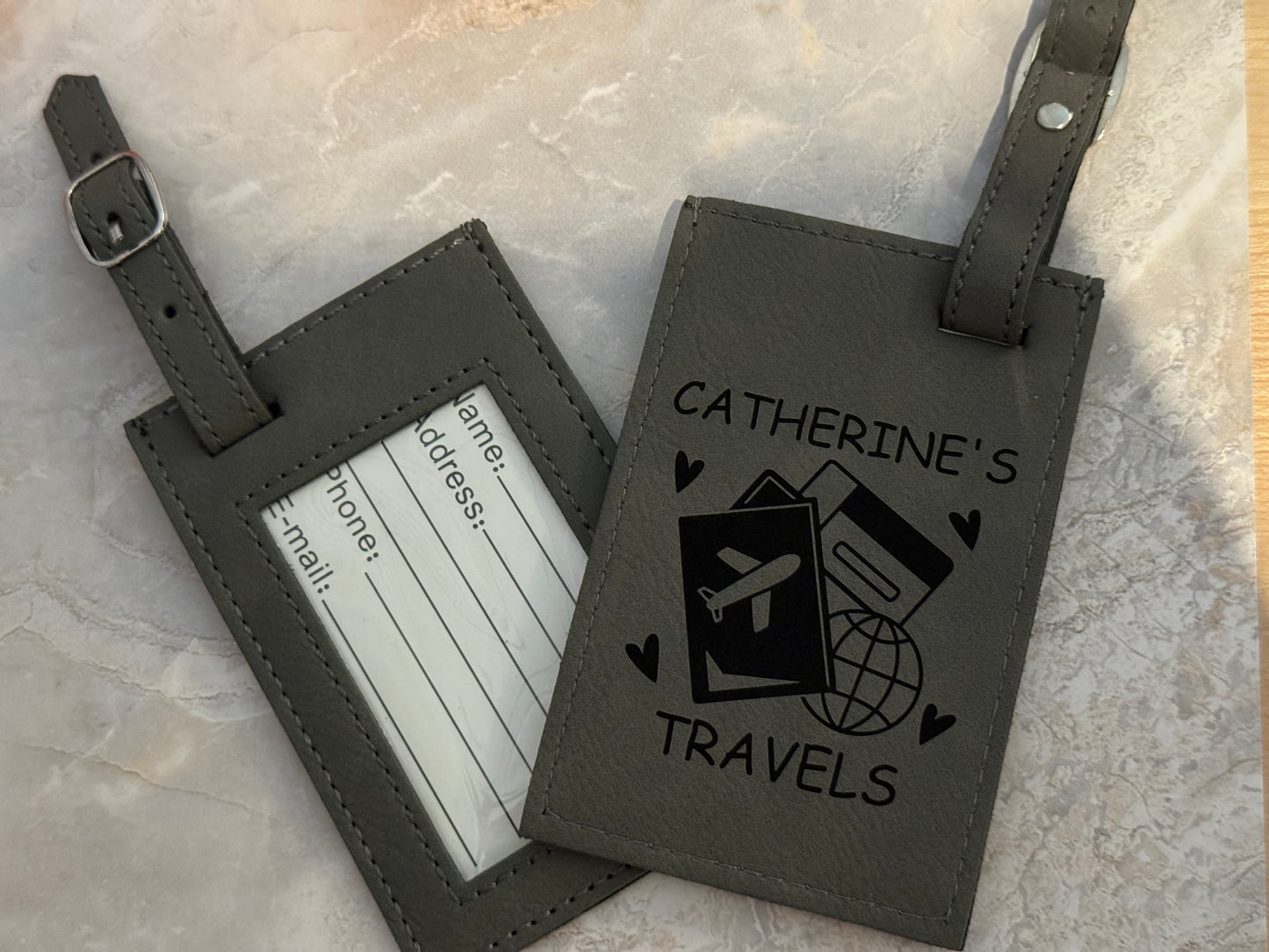 Personalized Engraved Luggage Tag
