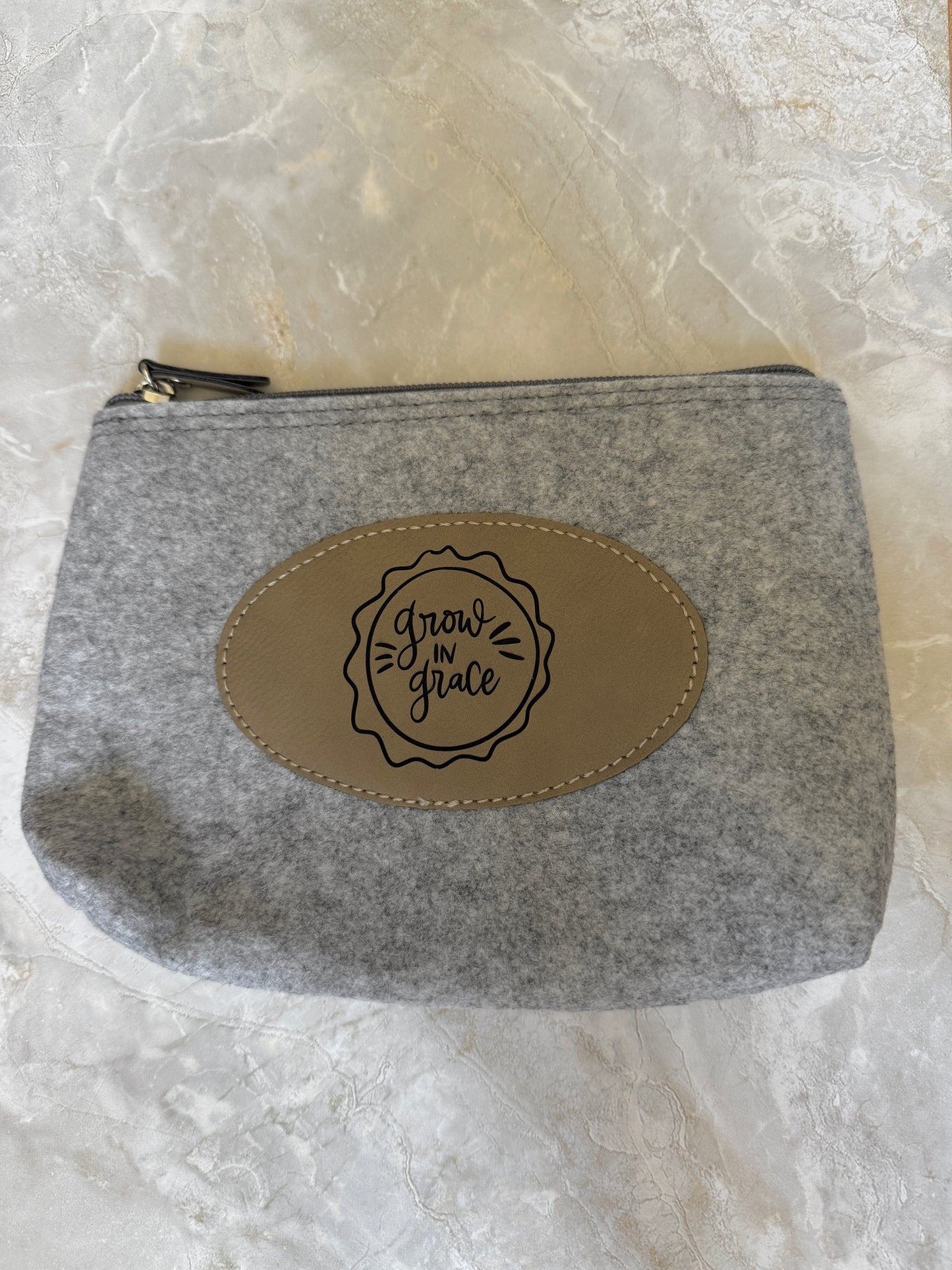 Personalized Flannel Travel Pouch