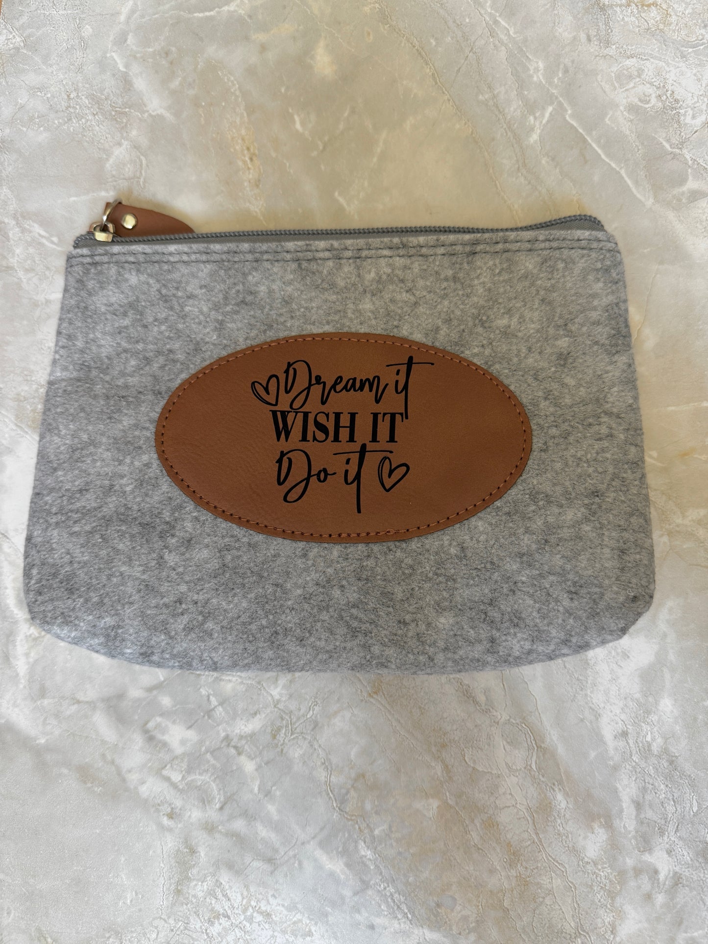 Personalized Flannel Travel Pouch