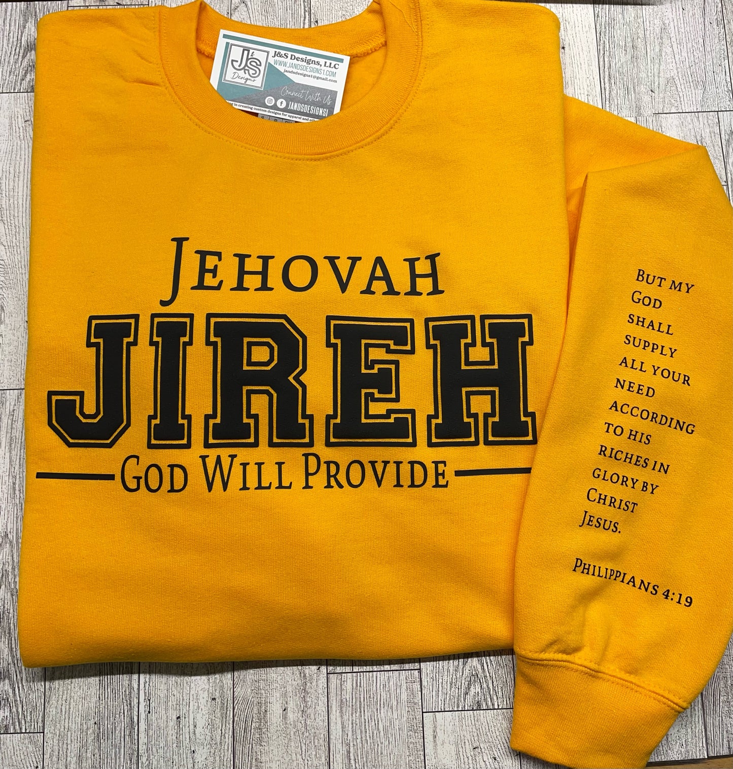 Jehovah Jireh Crew Sweatshirt/Hoodie