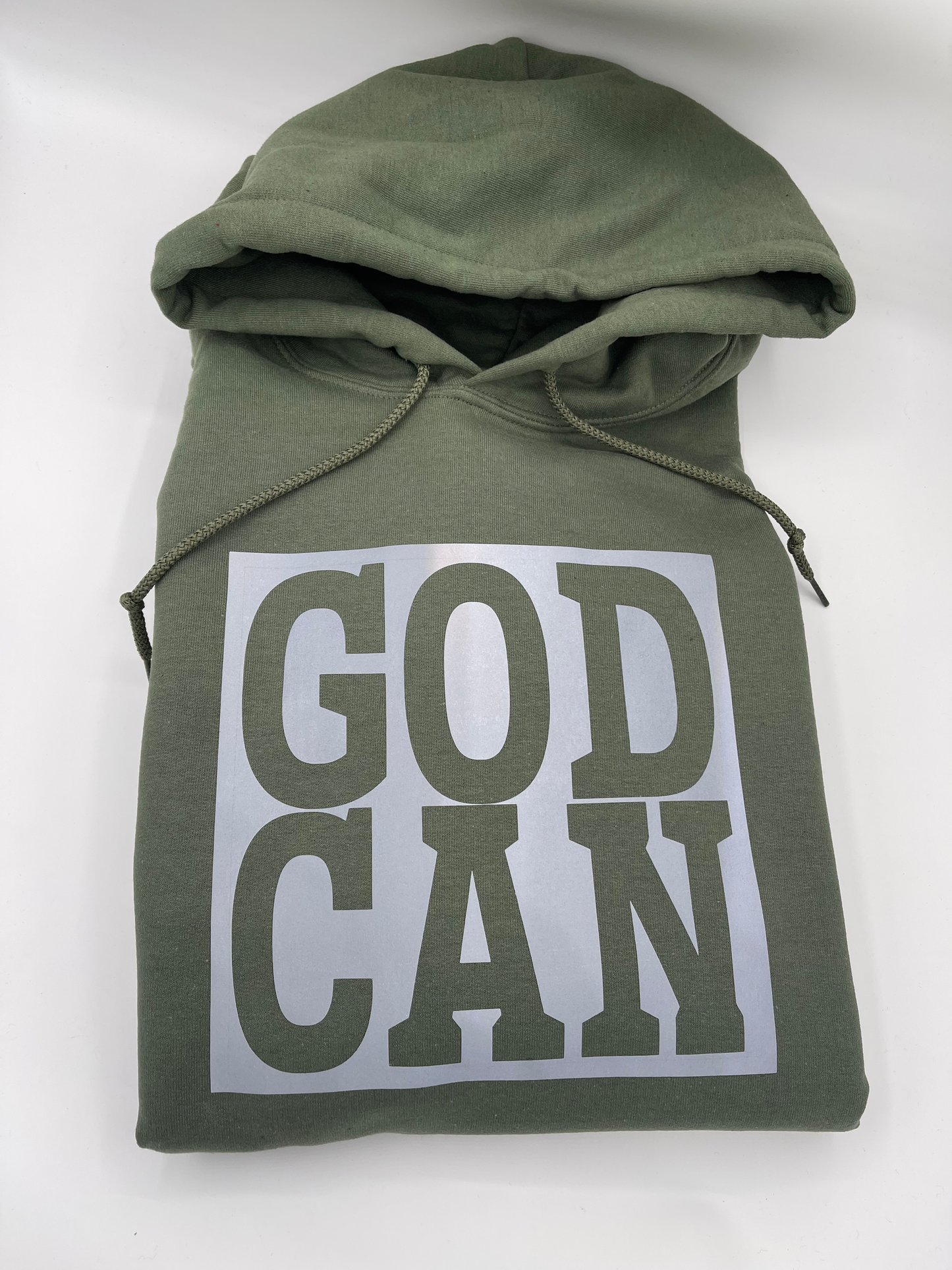 God Can Reflective Block Crew Sweatshirt/Hoodie
