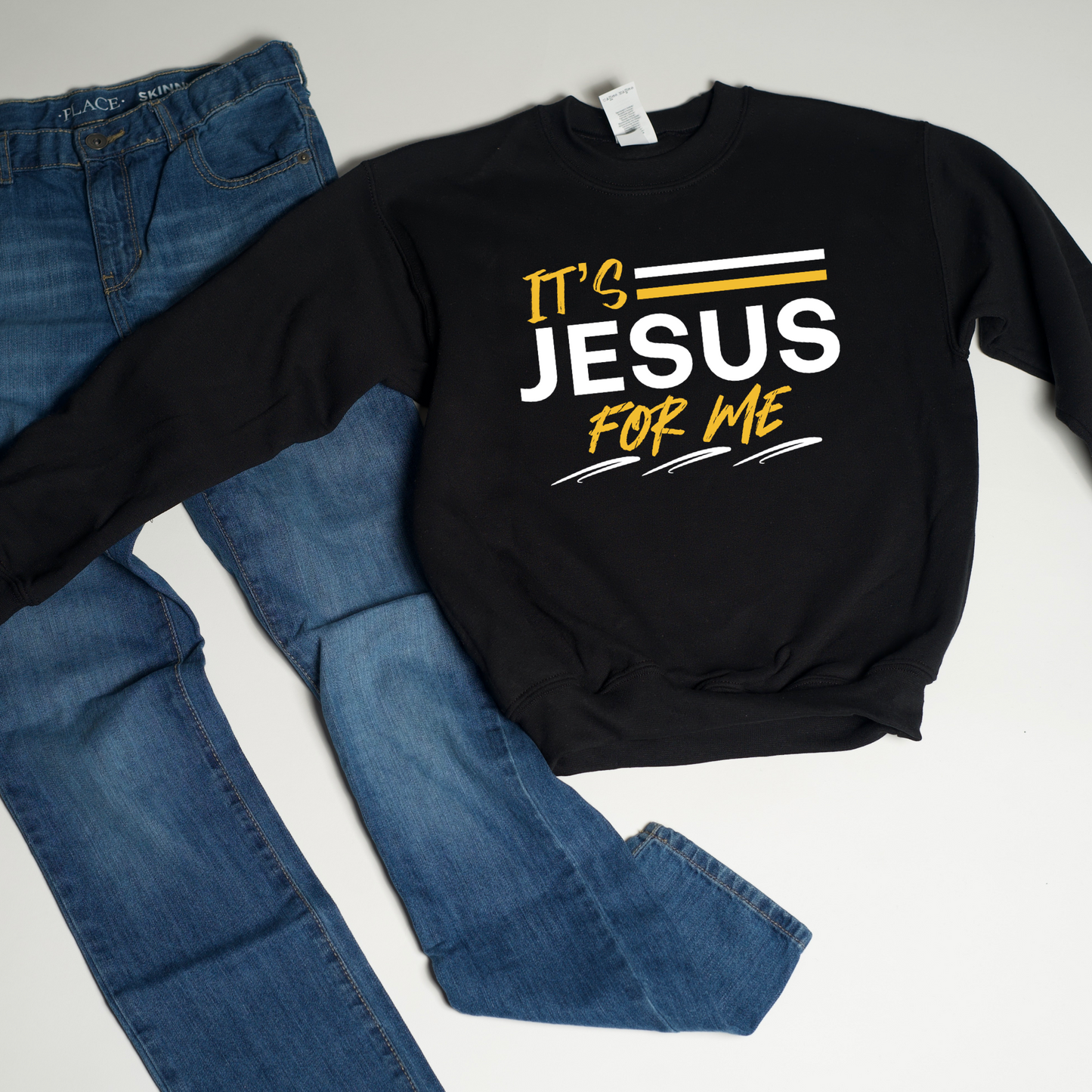 Jesus For Me Crew Sweatshirt/Hoodie