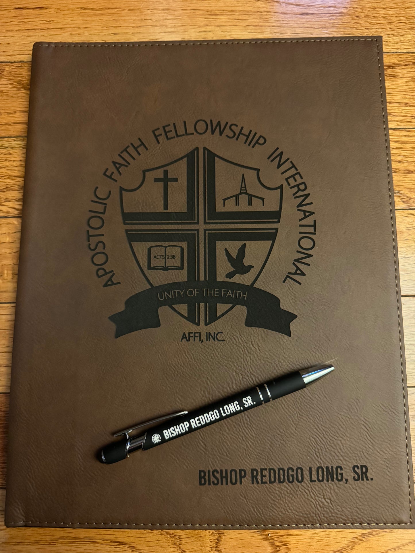 Personalized Engraved Portfolio