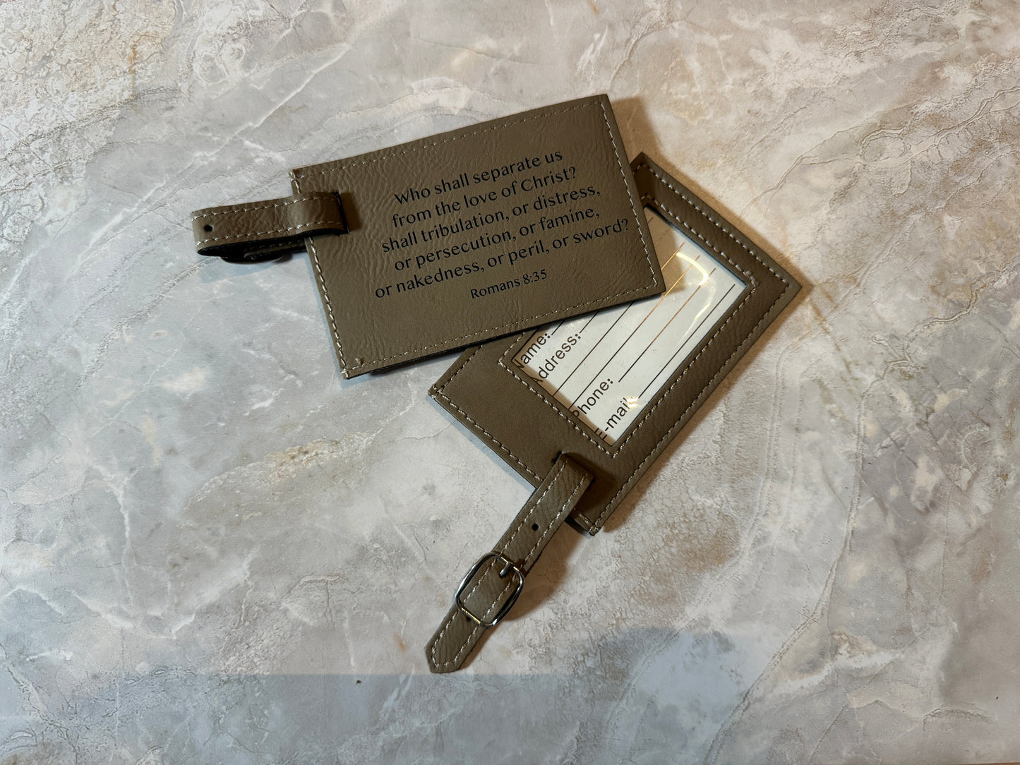 Personalized Engraved Luggage Tag