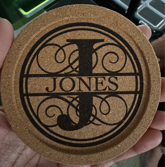 Cork Coaster (Personalized)