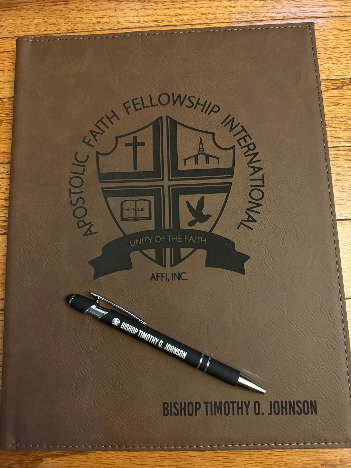 Personalized Engraved Portfolio