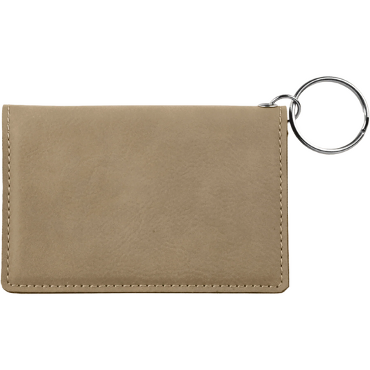 Personalized Keychain ID Holder