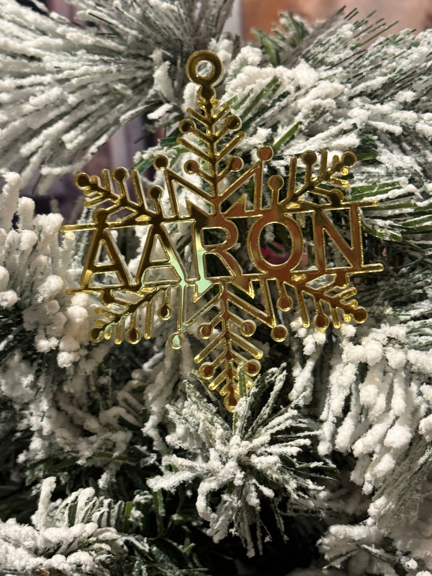 Snowflake Name Ornament