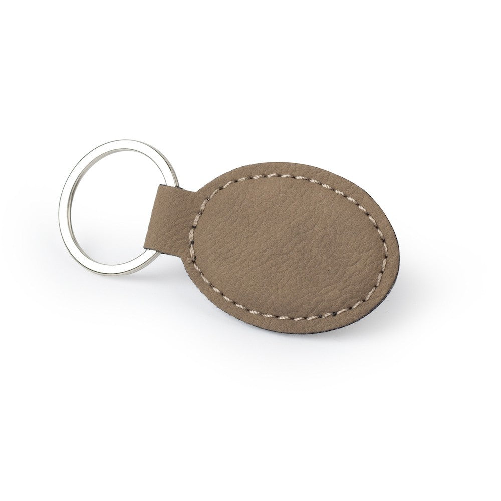 Personalized Leatherette Keychain