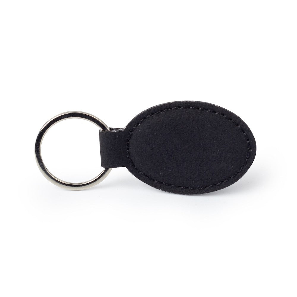 Personalized Leatherette Keychain
