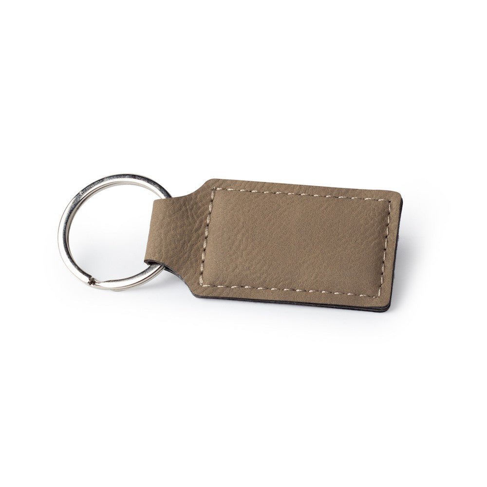 Personalized Leatherette Keychain