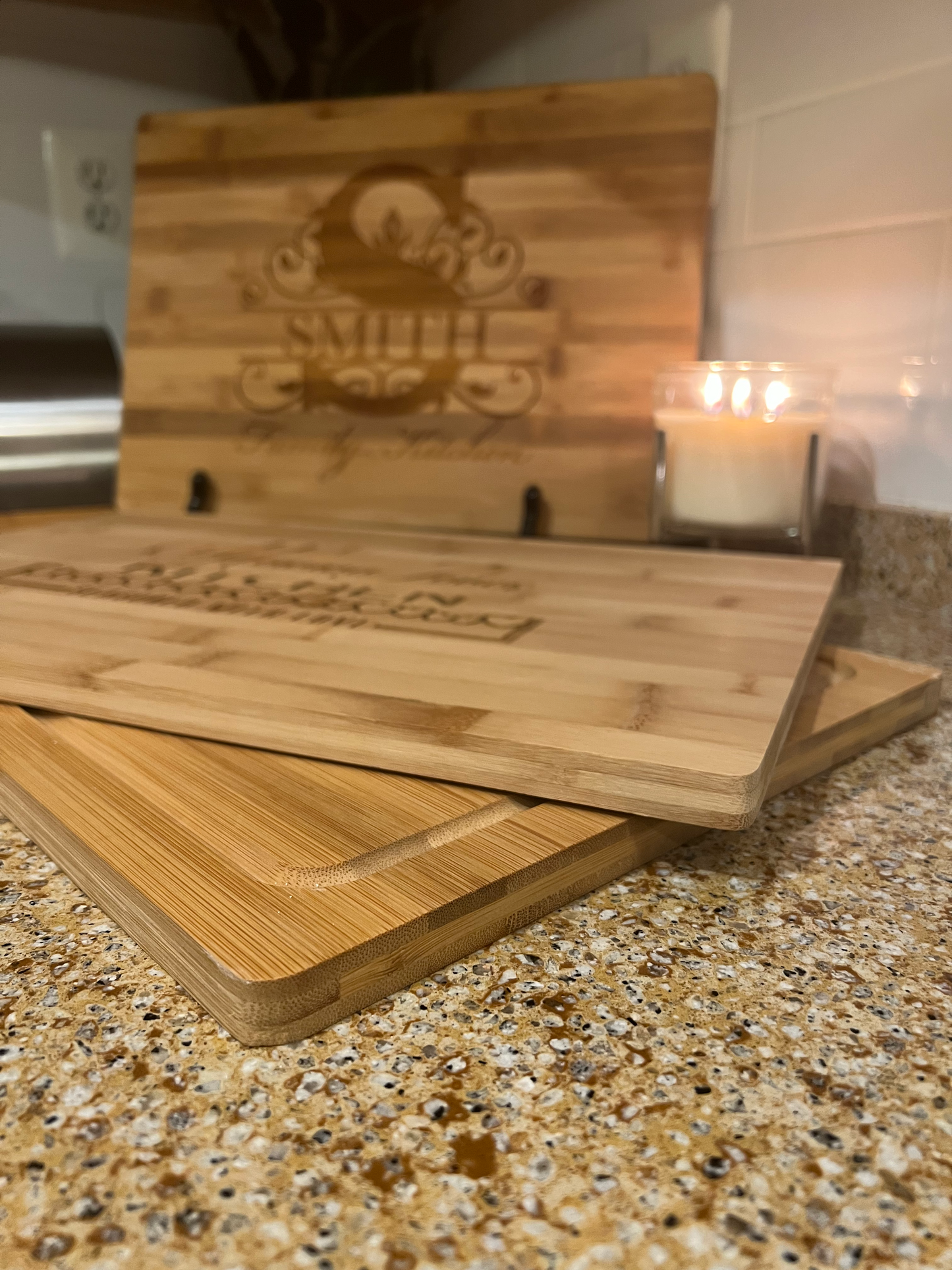 Personalized Engraved Bamboo Cutting Board