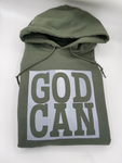 God Can Reflective Block Crew Sweatshirt/Hoodie