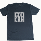God Can Reflective Block Tee