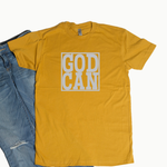 God Can Reflective Block Tee