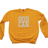 God Can Reflective Crew Sweatshirt/Hoodie