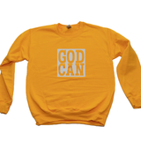 God Can Reflective Block Crew Sweatshirt/Hoodie